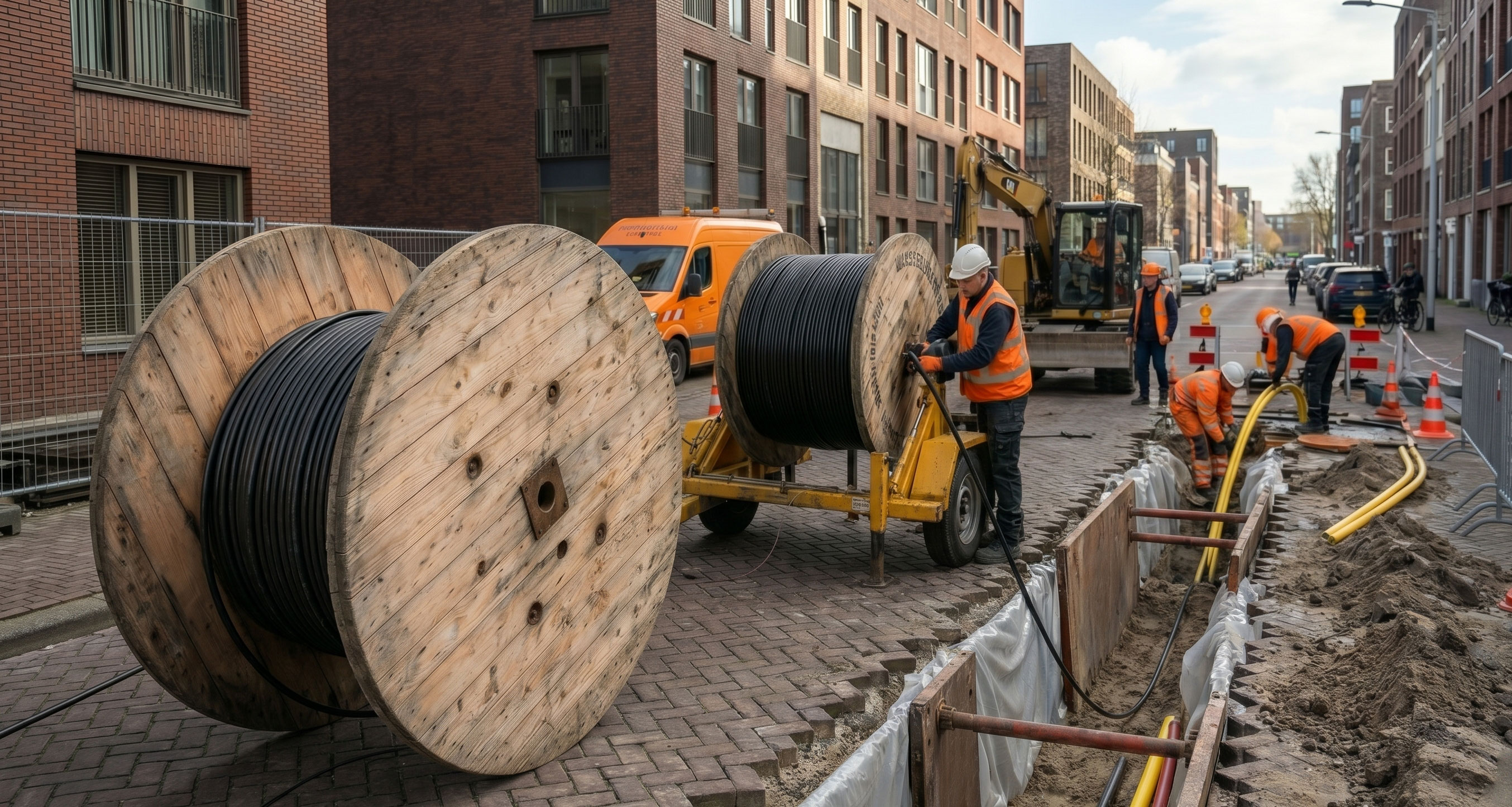 Cable drum tracking and location and usage tracking